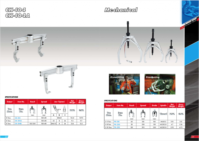 CK-104, Mechanical puller